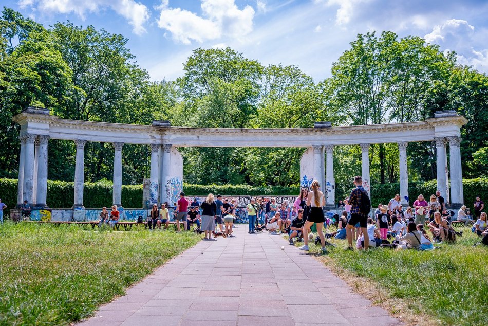 Jamnikówka w parku Poniatowskiego