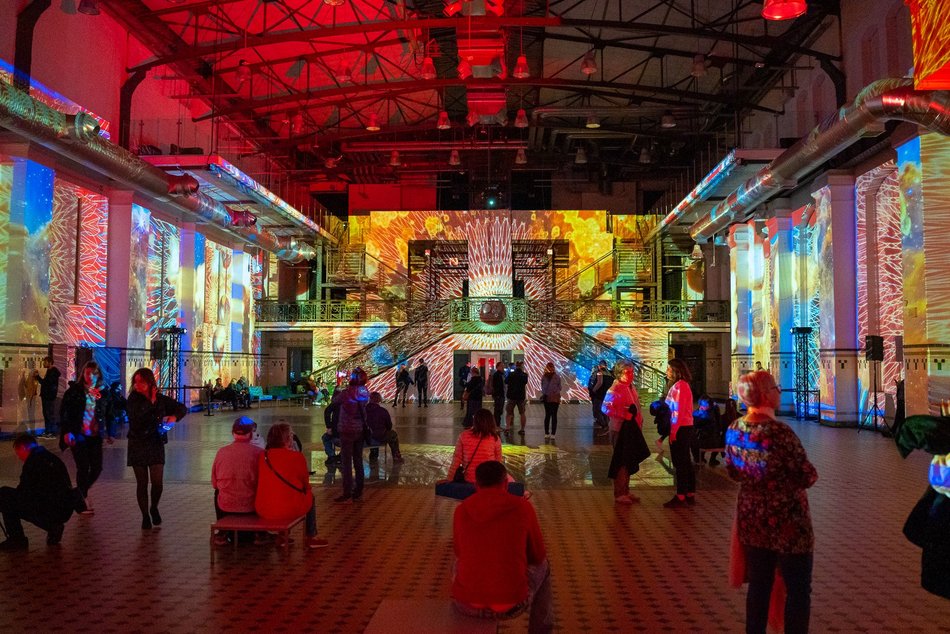 festiwal światła w Łodzi