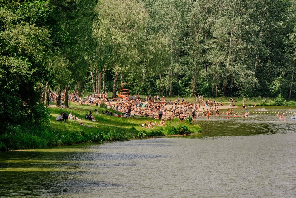 Łódź. Arturówek w Łodzi tętni życiem. Tak łodzianie powitali pierwszy dzień lata!