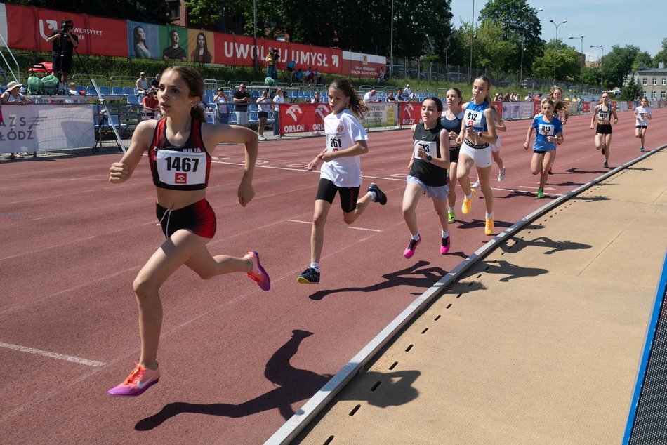 Łódź. Finał Czwartków Lekkoatletycznych w Łodzi. Młodzi sportowcy dali radę mimo upału