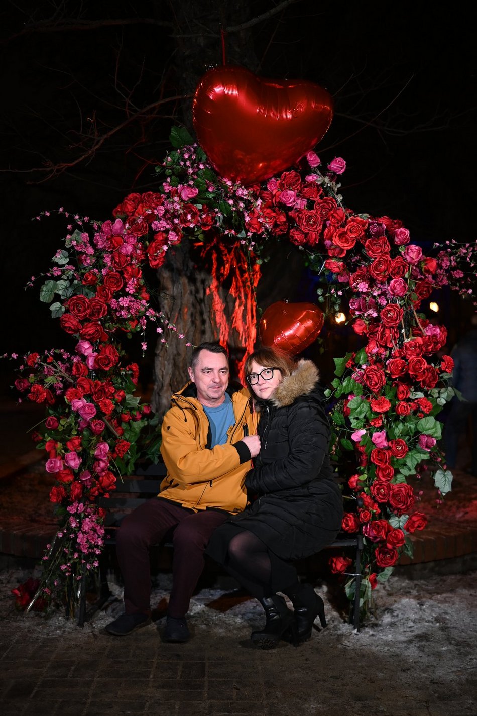 Łódź. Walentynki w Pasażu Rubinsteina w Łodzi. Aż czuć miłość w powietrzu!