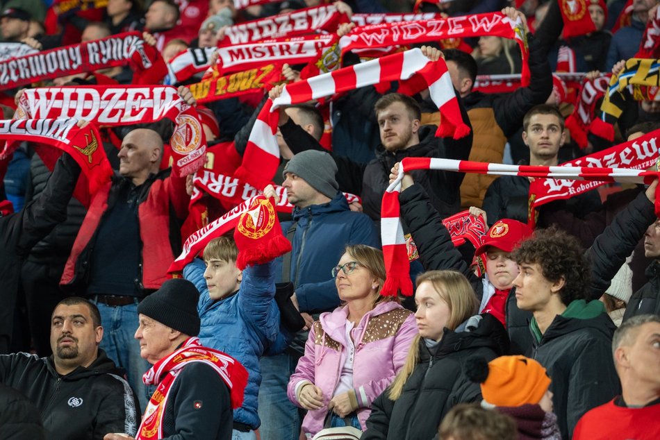 Łódź. Kibice na meczu Widzew Łódź - Lech Poznań. Byłeś/aś? Znajdź się w galerii!