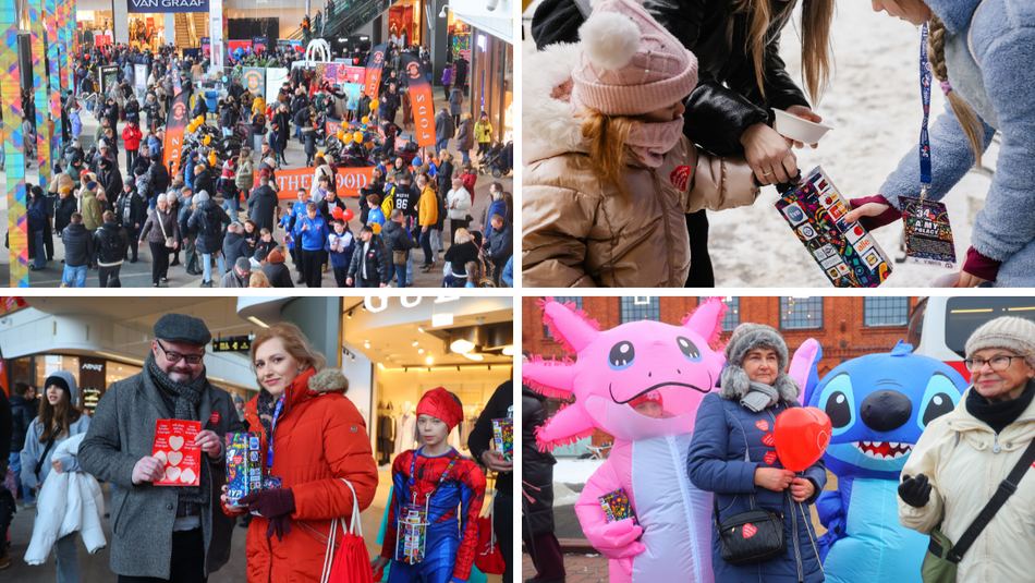 Łódź. Byłeś w Manufakturze na WOŚP 2026 w Łodzi? Znajdź się na zdjęciach!