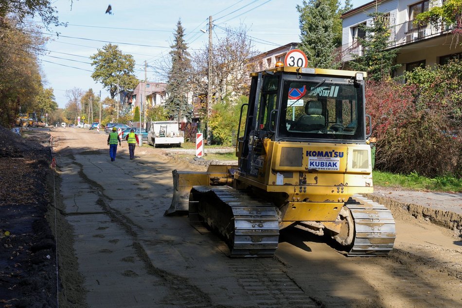 ulica Krańcowa w remoncie