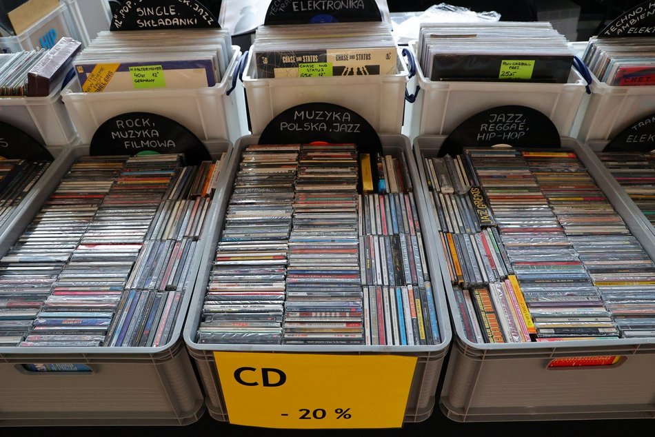 Giełda płyt winylowych w Manufakturze