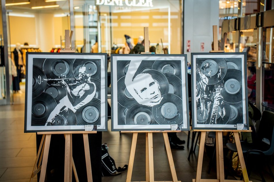 Łódź. Giełda winyli w Manufakturze