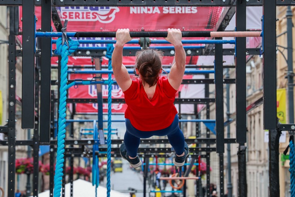 Łódź. Ninja Series w Łodzi. Wspaniała rywalizacja w strugach deszczu