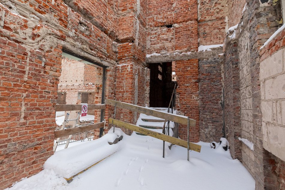 Łódź. Teatru Powszechnego w Łodzi w trakcie przebudowy