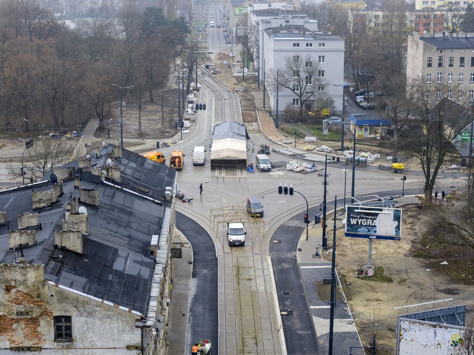 Duży postęp prac na Przybyszewskiego w Łodzi