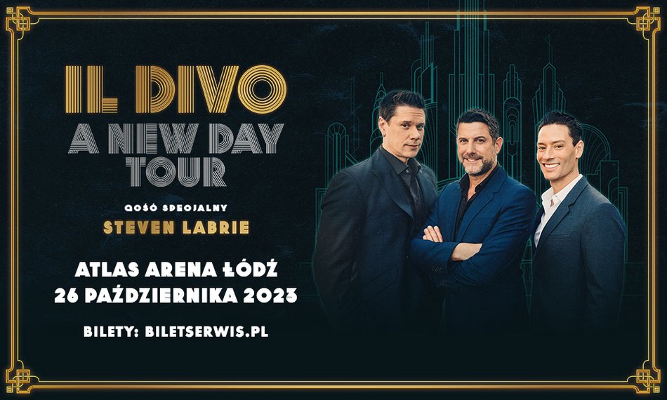 Kwartet Il Divo wystąpi w Łodzi w Atlas Arenie 26 października 2023 r.