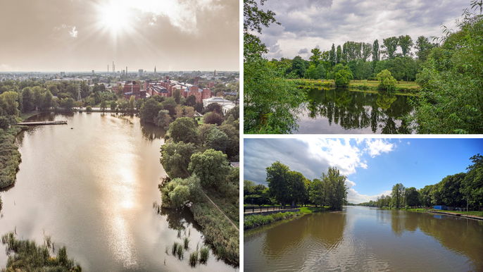 Łódź. Rzeki w Łodzi