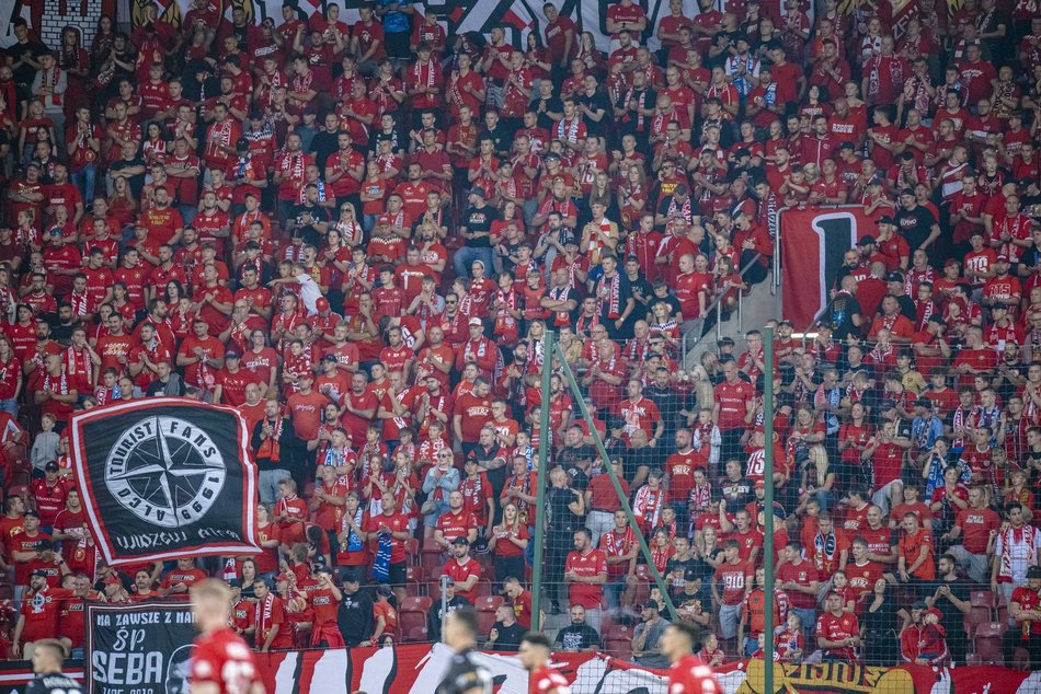 Kibice na meczu Widzew Łódź z Piastem Gliwice!