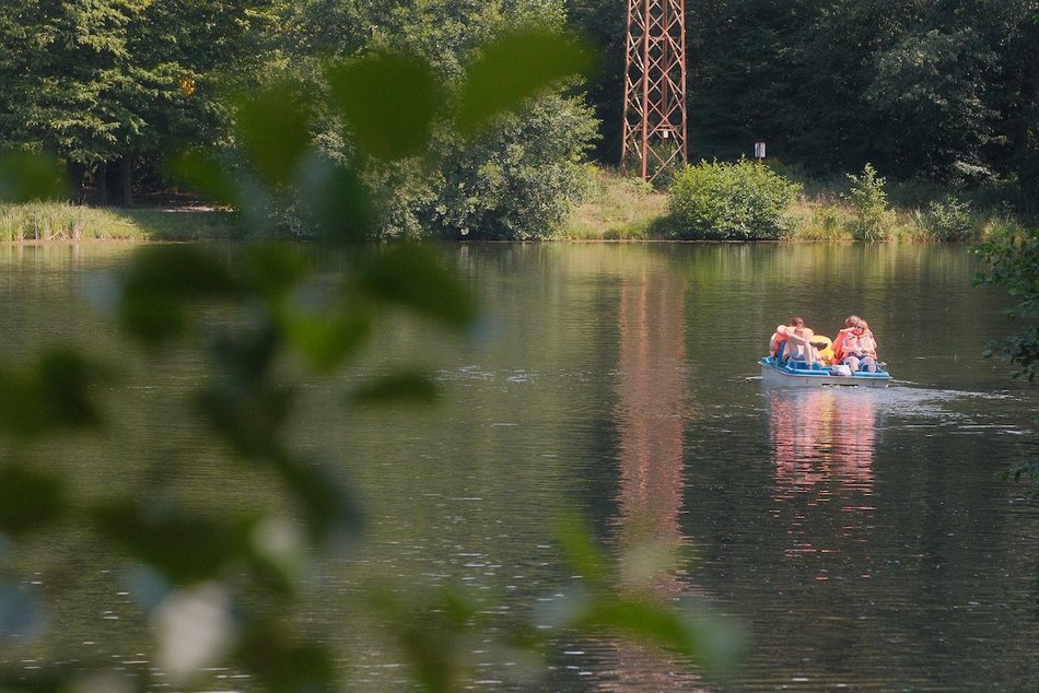 Łódź. Arturówek w pełnym słońcu. Idealny czas na plażowanie!