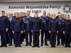 Łódź. Więcej policjantów w Łodzi. Uroczysta przysięga nowych funkcjonariuszy