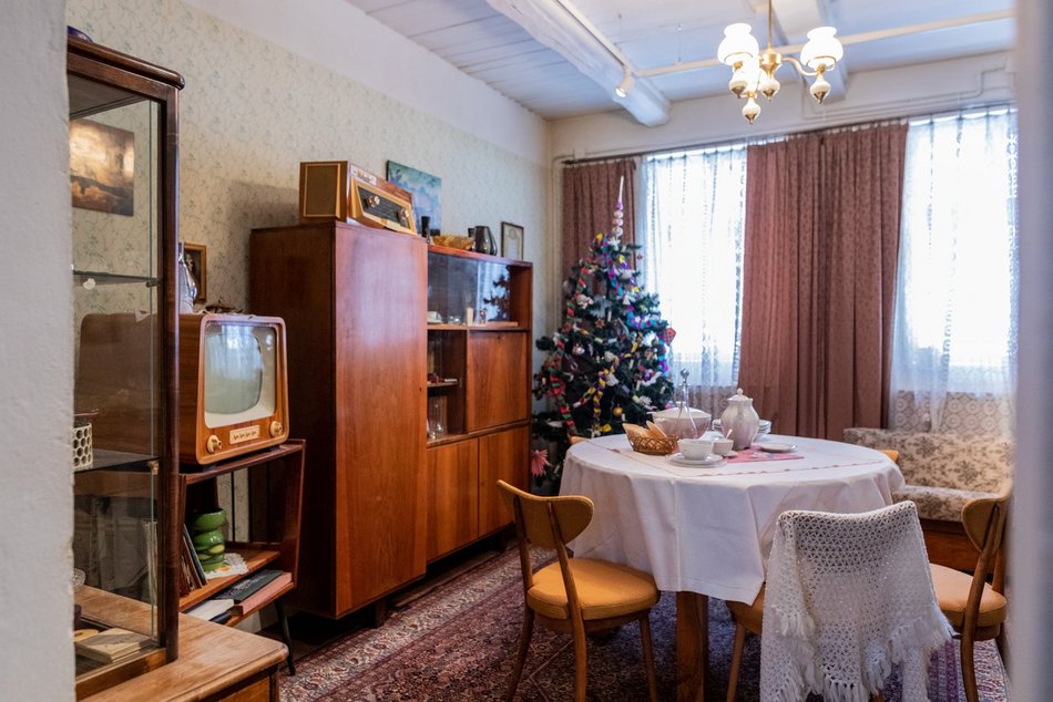 świątecznie przystrojone mieszkanie