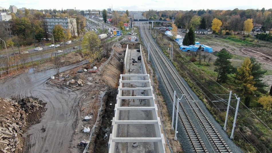 Tunel średnicowy pod Łodzią. Budowa tunelu w kierunku dworca Łódź Kaliska, fot. PLK SA