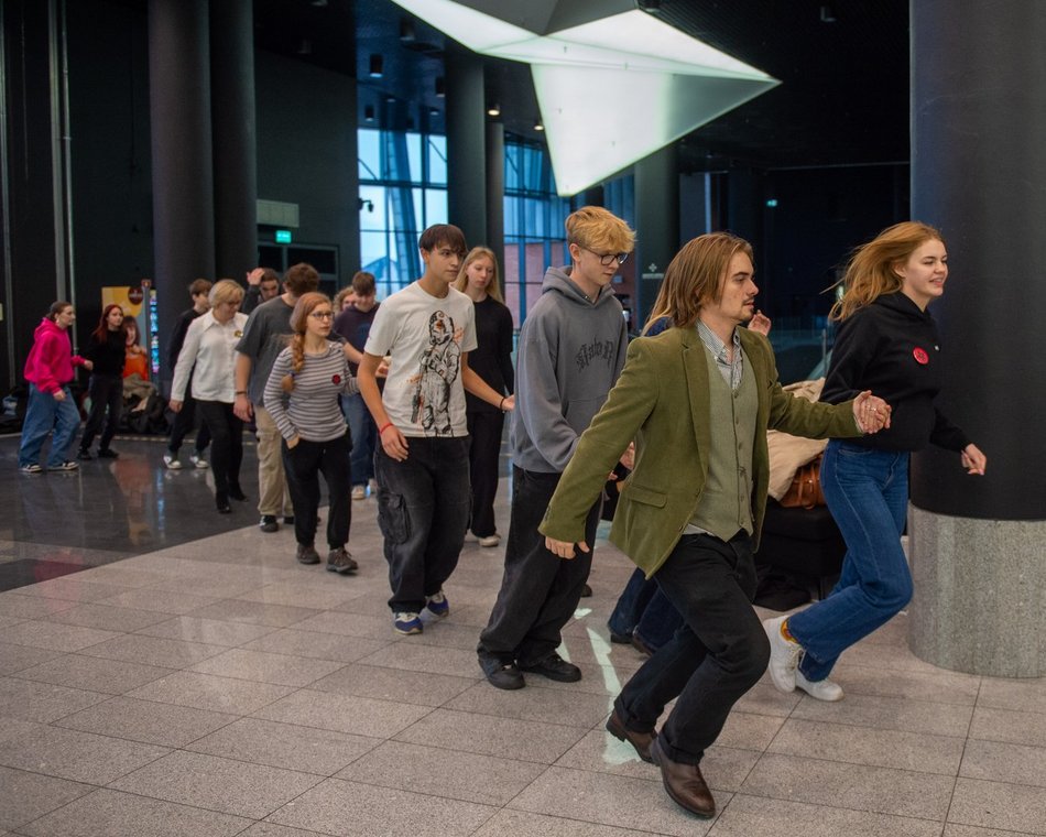 EC1 Łódź - belgijkę tańczą licealiści z II LO, III LO i XI LO