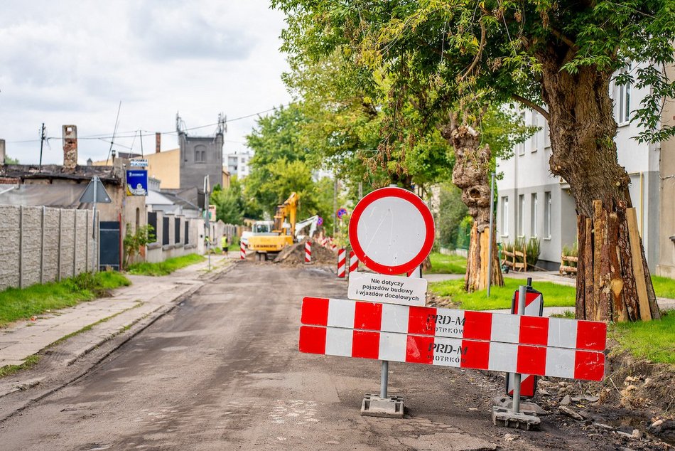 Łódź. Remont Siedleckiej w Łodzi postępuje. Pierwsze efekty są już widoczne!