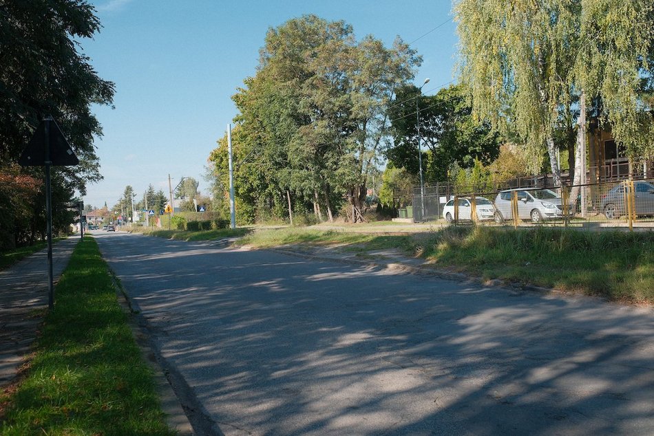 Łódź. Ulica Telefoniczna na Stokach w Łodzi