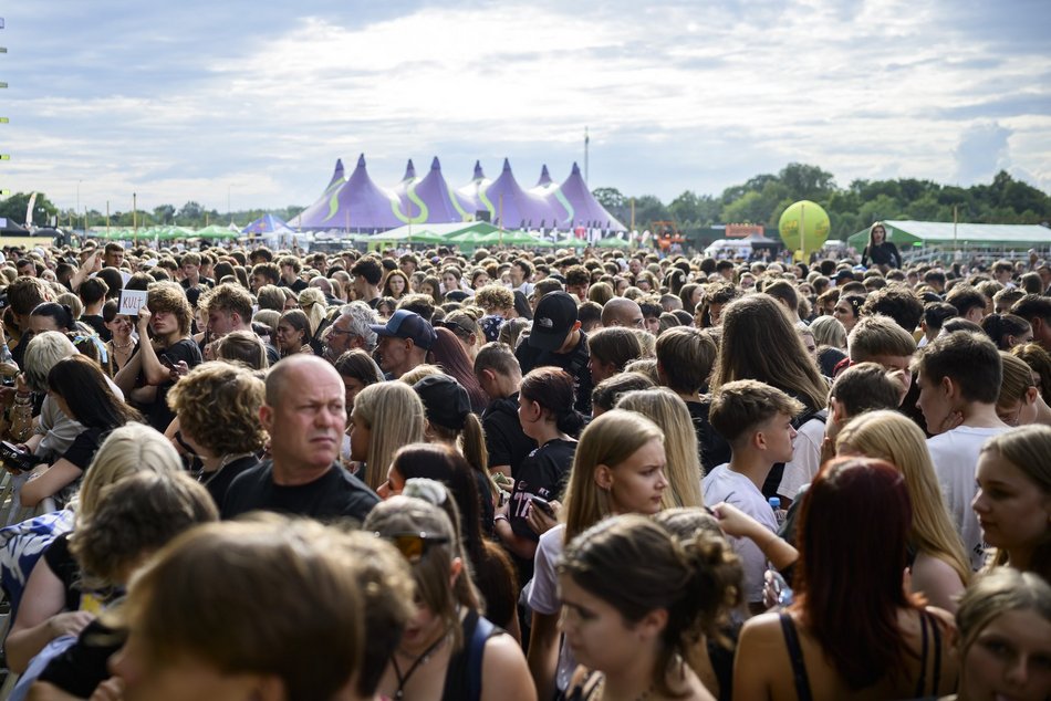 Didżeje utrzymują emocje na Łódź Summer Festival 2025. Tańce przed koncertami