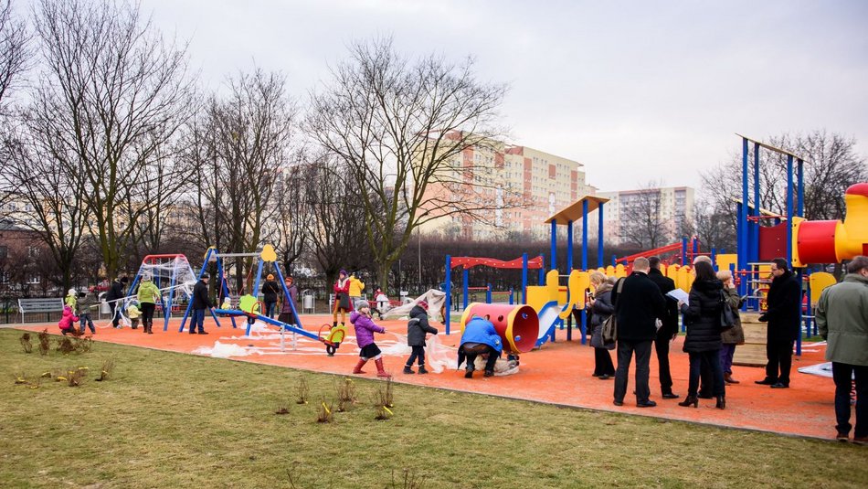 Plac zabaw w parku Podolskim
