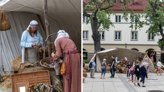 Słowiańska wioska na Starym Rynku. 601. Urodziny Łodzi w oryginalnej odsłonie [ZDJĘCIA]