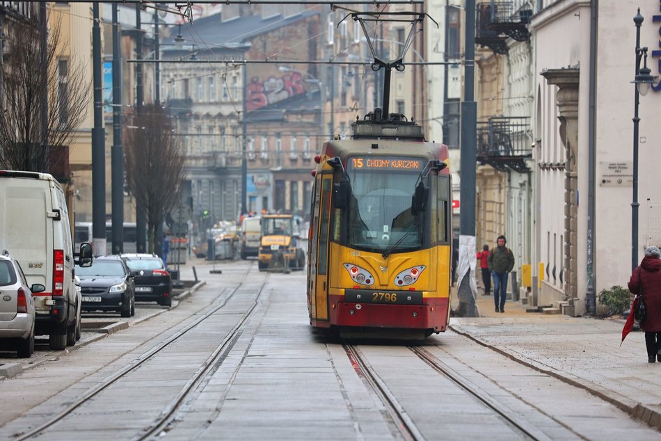 Tramwaj MPK Łódź na Legionów