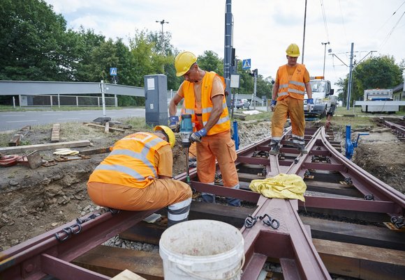 Remont krańcówki na Teofilowie