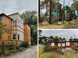 Kolumna-Las, Łask, zabytkowe wille, architektura drewniana