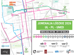 Łódź. MPK Łódź na Juwenalia 2026 w Łodzi. Zmiany tras, linie specjalne i bezpłatne podróżowanie