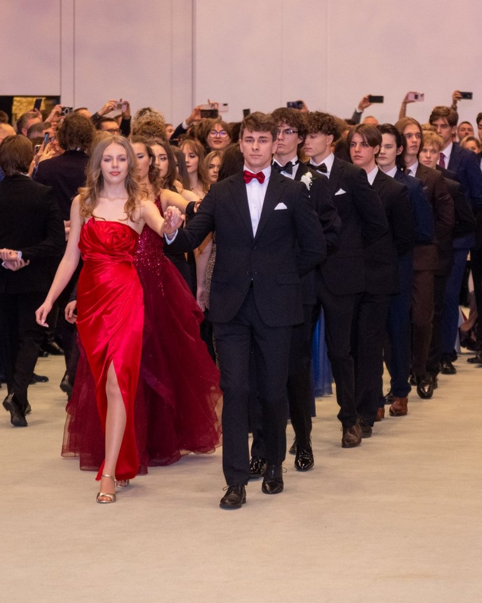 Łódź. Studniówka I LO w Łodzi