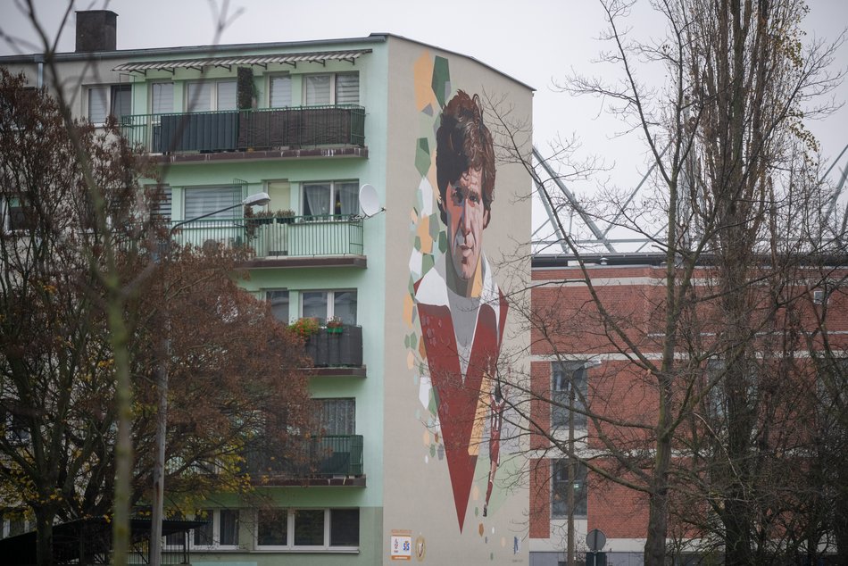 Włodzimierz Smolarek - mural