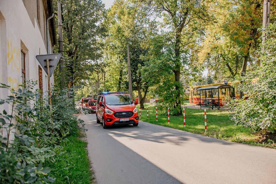 Strażacy z OSP Łódź Mikołajew wyjechali z pomocą do Kłodzka