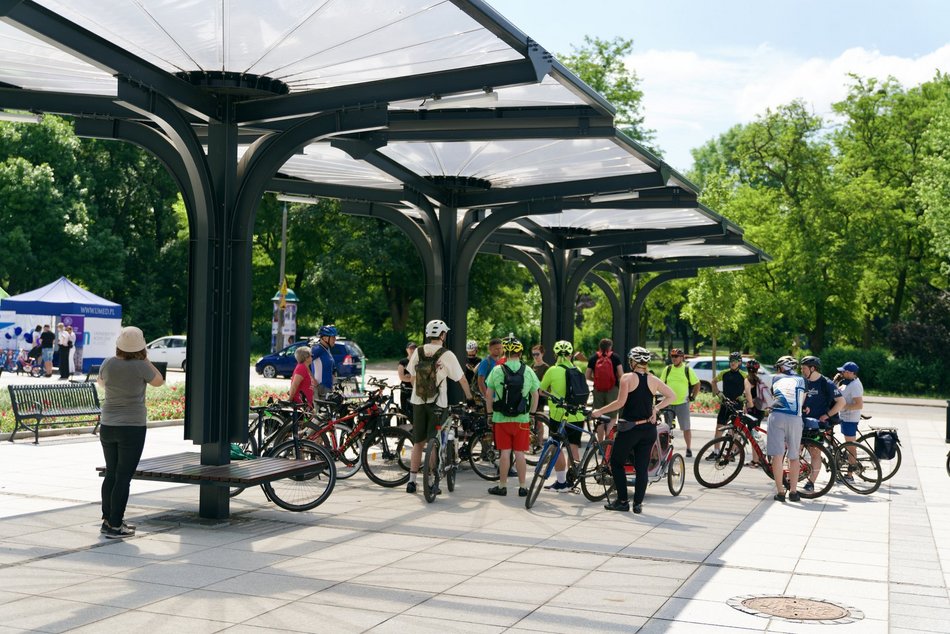 Pierwsza wycieczka rowerowa z Zieloną Łodzią w 2024 r.