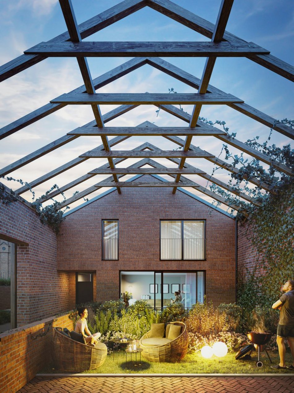 Wizualizacja budynków przy ul. Tymienieckiego 33 w Łodzi