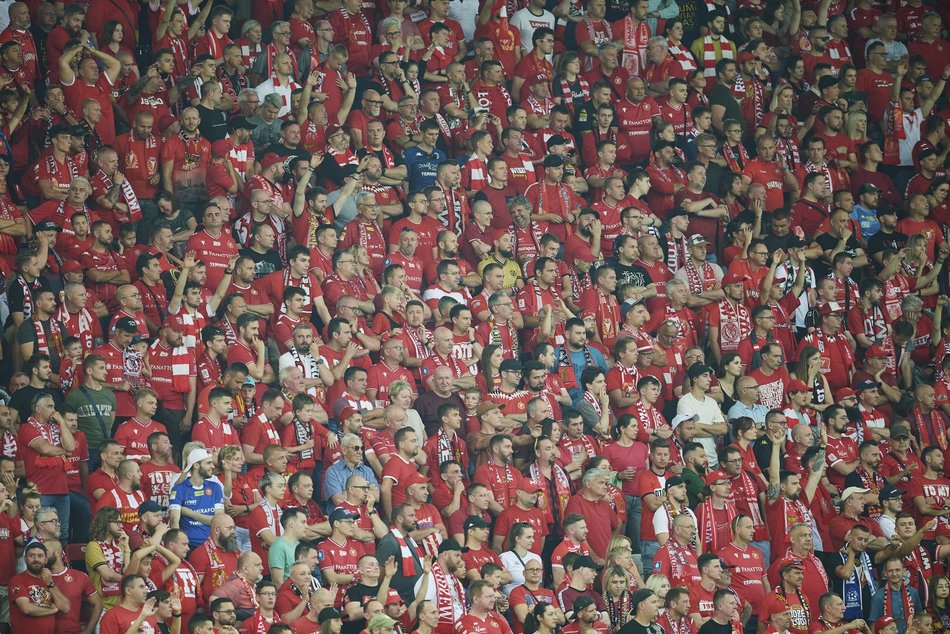 Mecz Widzew Łódź kontra Puszcza Niepołomice. Odszukaj się na zdjęciach z trybun!