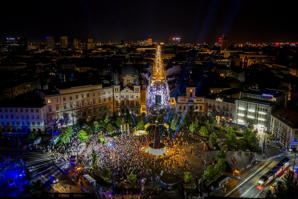Łódź. Parada Wolności 2025 w Łodzi z lotu ptaka. Te zdjęcia zapierają dech!