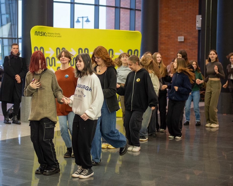 EC1 Łódź - belgijkę tańczą licealiści z II LO, III LO i XI LO