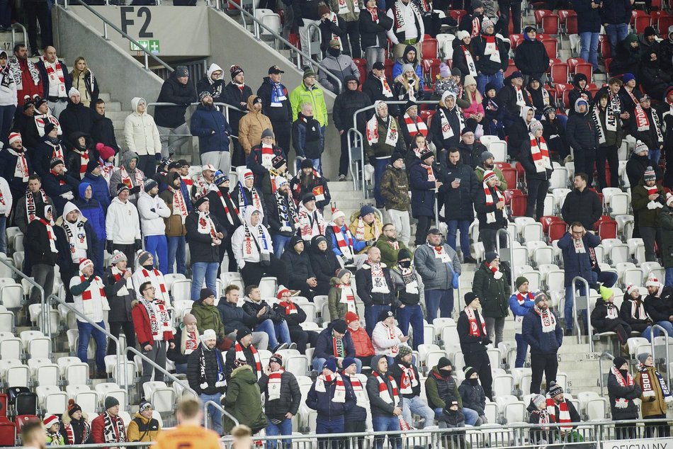 Kibice na meczu ŁKS Łódź z Zagłębiem Lubin. Byłeś? Znajdź się na zdjęciach!