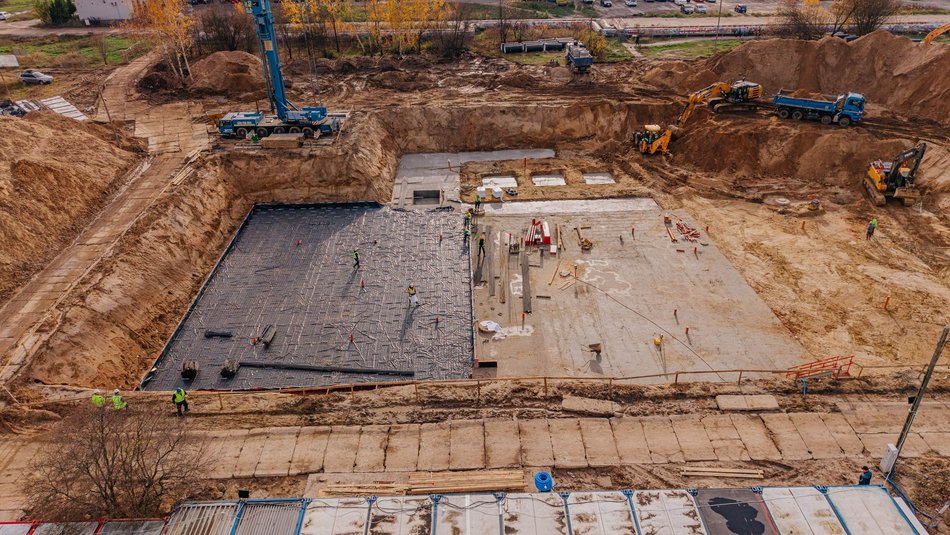 Łódź. Aquapark Widzew w Łodzi w budowie. Prace zgodnie z harmonogramem!