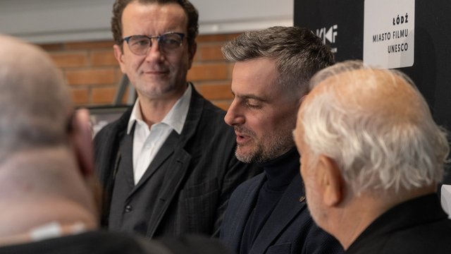 Tomasz Kot i Antoni Pawlicki w kinie EC1 Łodź. Gościli na premierowym pokazie filmu „Pojedynek”