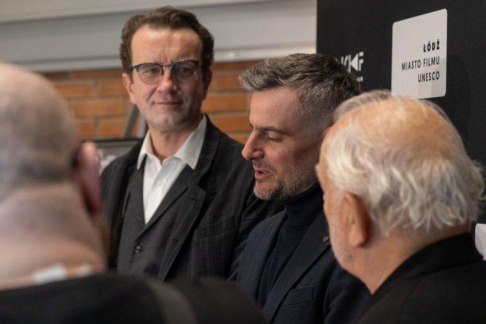 Łódź. Tomasz Kot i Antoni Pawlicki w kinie EC1 Łodź. Gościli na premierowym pokazie filmu „Pojedynek”