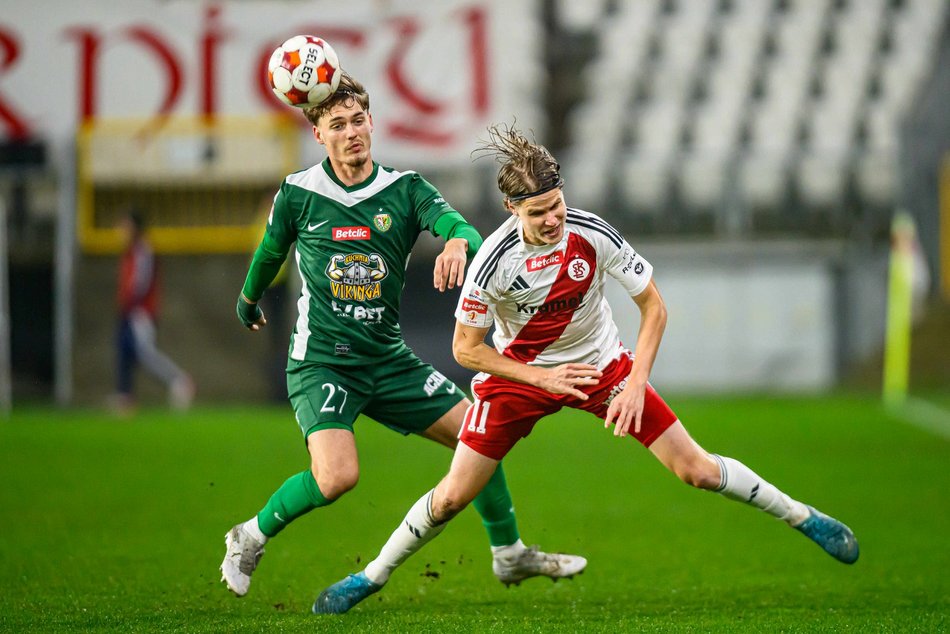 Łódź. ŁKS Łódź - Śląsk Wrocław. Trzy punkty w przedziwnym meczu