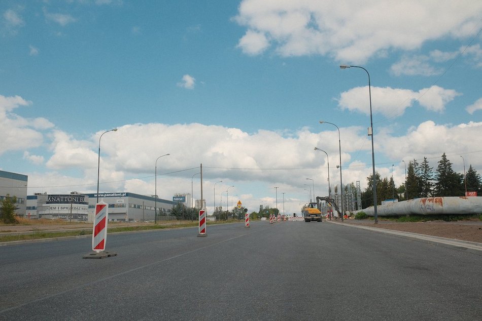 Łódź. Łódź. Remont ul. Puszkina w Łodzi