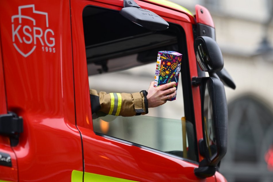 Łódź. WOŚP 2026 w Łodzi. Motoszarża po raz pierwszy opanowała Piotrkowską! [ZDJĘCIA]