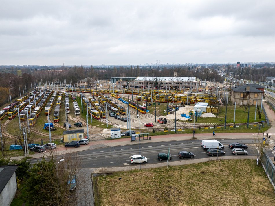 Zajezdnia Chocianowice w przebudowie