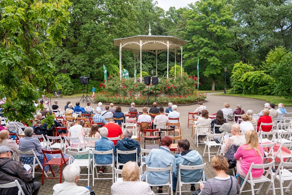 Łódź. Letnie Koncerty w Altanie w Łodzi. Subito Quartet wystąpił w parku Źródliska