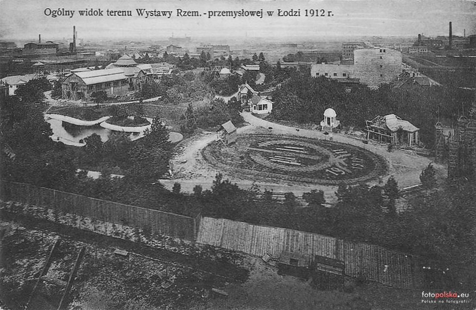 Łódź. Park Staszica na starych fotografiach