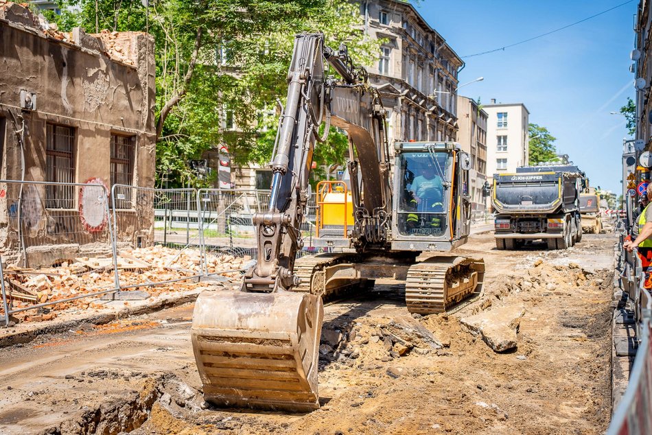 Łódź. Remont Franciszkańskiej w Łodzi