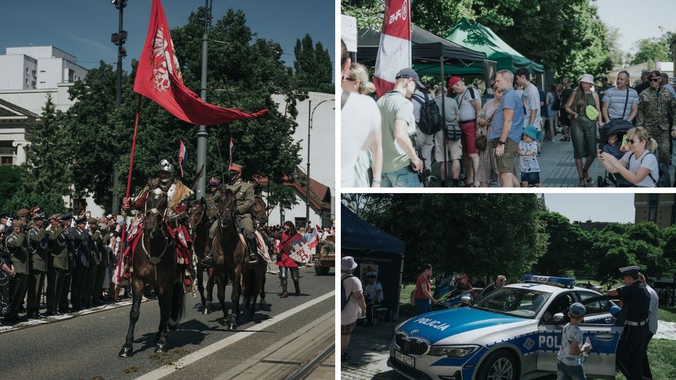 Łódź. Święto Wojska Polskiego w Łodzi. Wielka parada, piknik, rekonstrukcje historyczne